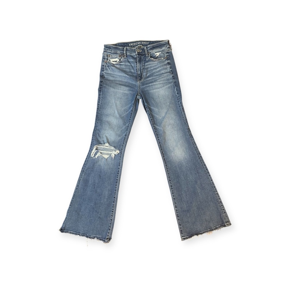 American Eagle Super Hi-rise Flare Jeans